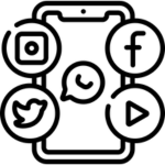 Social Media Website Development social media feed image