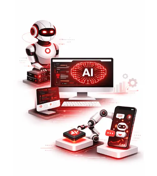 Ai powered website development service image